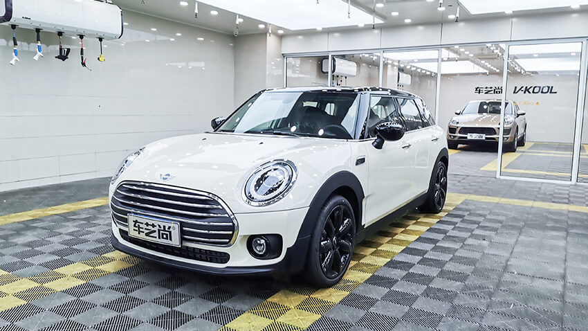 MINI  CLUBMAN施工龙膜G2隐形车衣案例分享